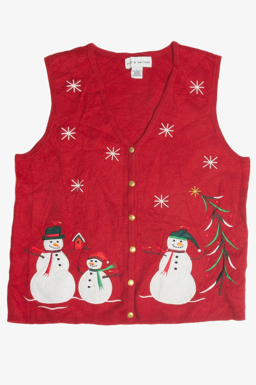 Vintage Red Ugly Christmas Vest 60854