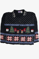 Vintage Black Ugly Christmas Cardigan 59813
