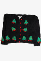 Vintage Black Ugly Christmas Cardigan 59676