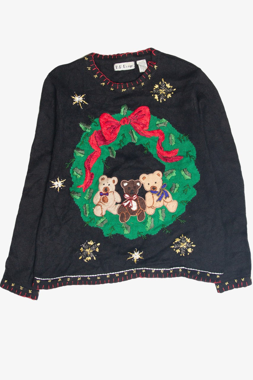 Vintage Black Ugly Christmas Pullover 63201