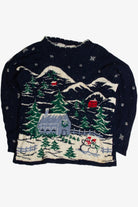 Vintage Blue Ugly Christmas Sweater 59661