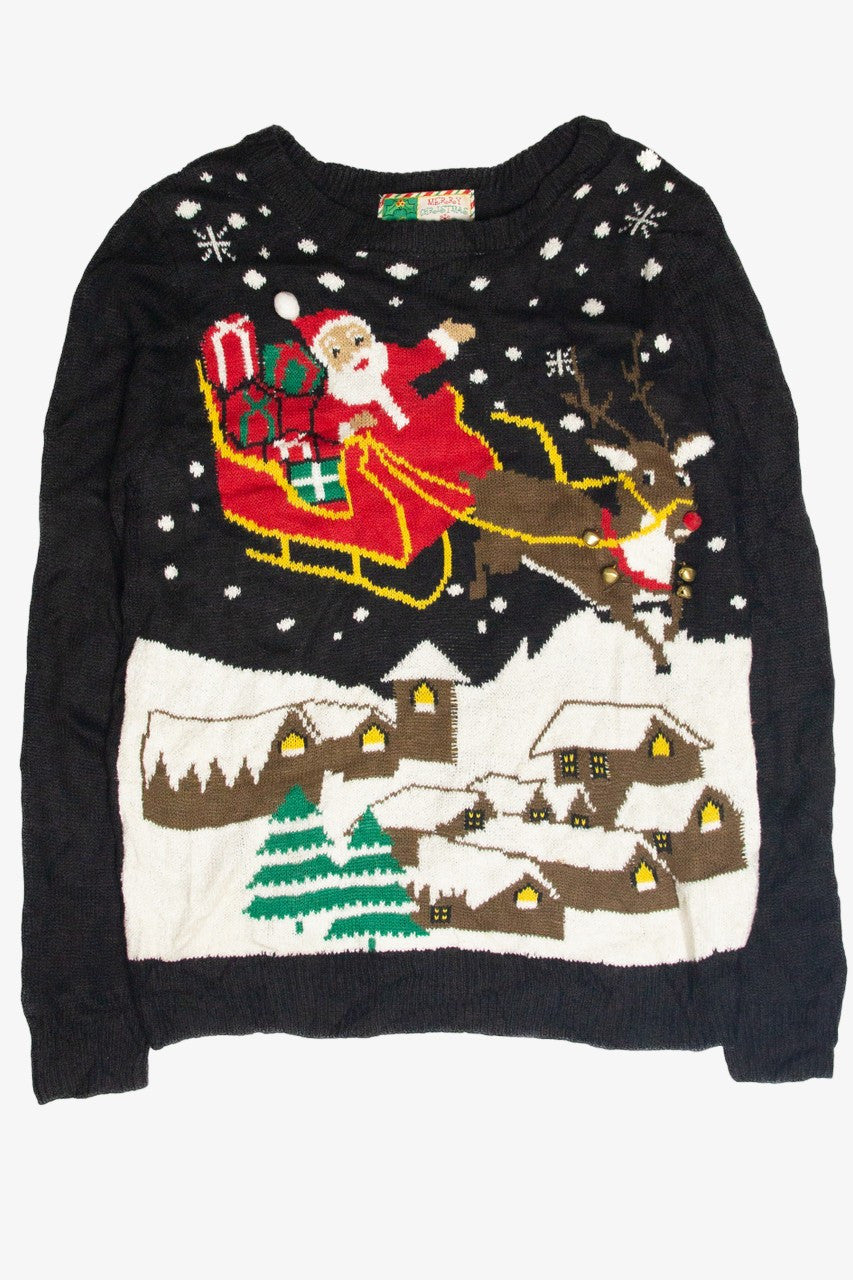 Vintage Black Ugly Christmas Pullover 63384