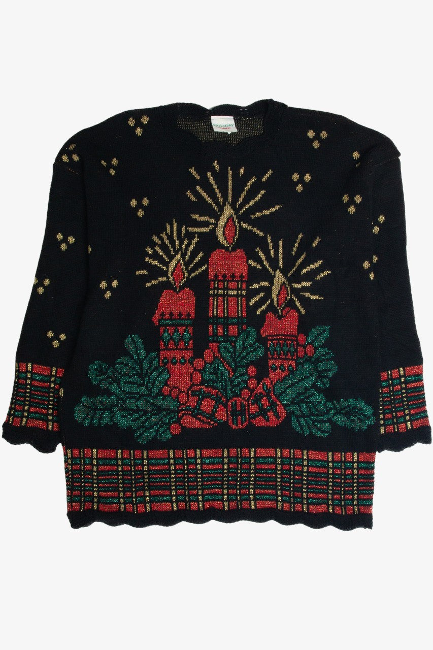 Vintage Black Ugly Christmas Sweater 59581