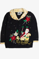 Vintage Black Ugly Christmas Cardigan 62398