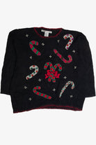 Vintage Black Ugly Christmas Sweater 60943