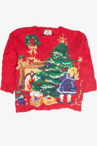 Vintage Red Ugly Christmas Pullover 63299