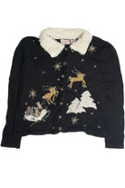 Vintage Black Ugly Christmas Cardigan 59719