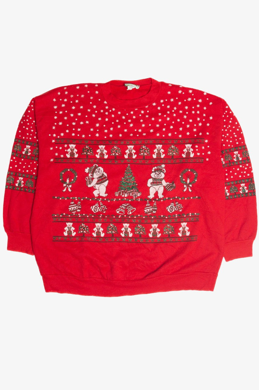 Vintage Red Ugly Christmas Sweatshirt 60999