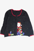 Vintage Black Ugly Christmas Cardigan 63195