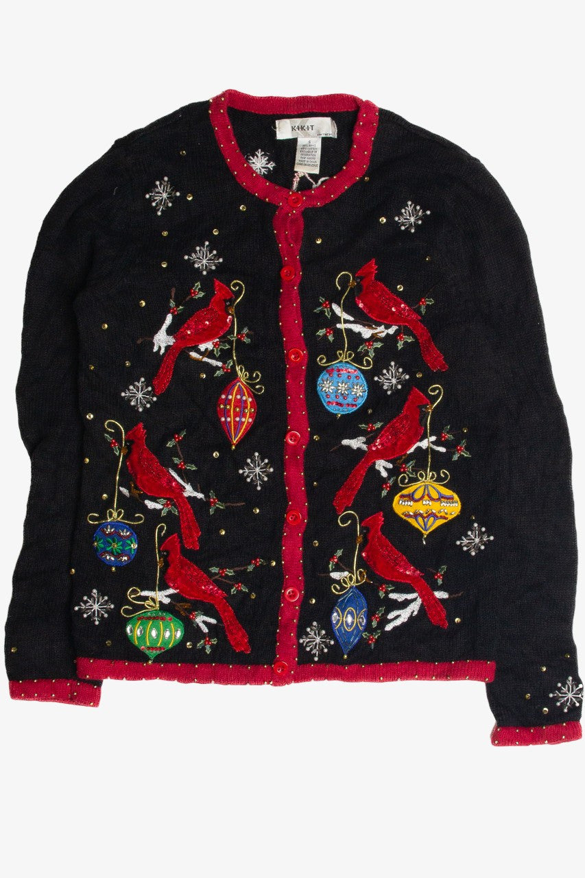 Vintage Black Ugly Christmas Cardigan 59858
