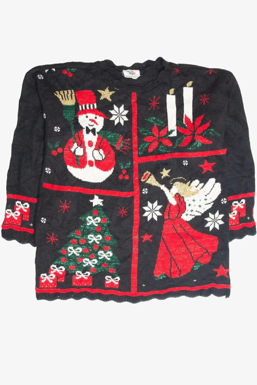 Vintage Black Ugly Christmas Pullover 63443