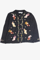 Vintage Black Ugly Christmas Cardigan 63132