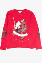 Vintage Red Ugly Christmas Pullover 63393