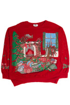 Vintage Red Ugly Christmas Sweatshirt