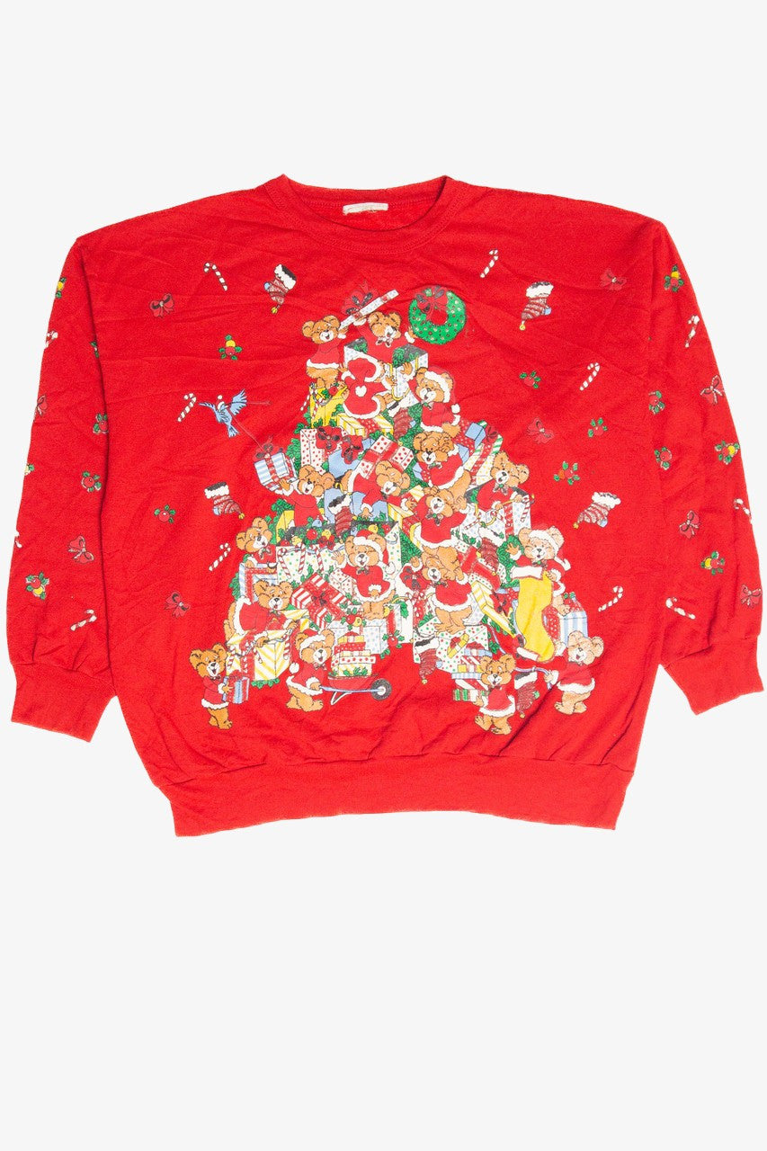 Vintage Red Holiday Sweatshirt 63044