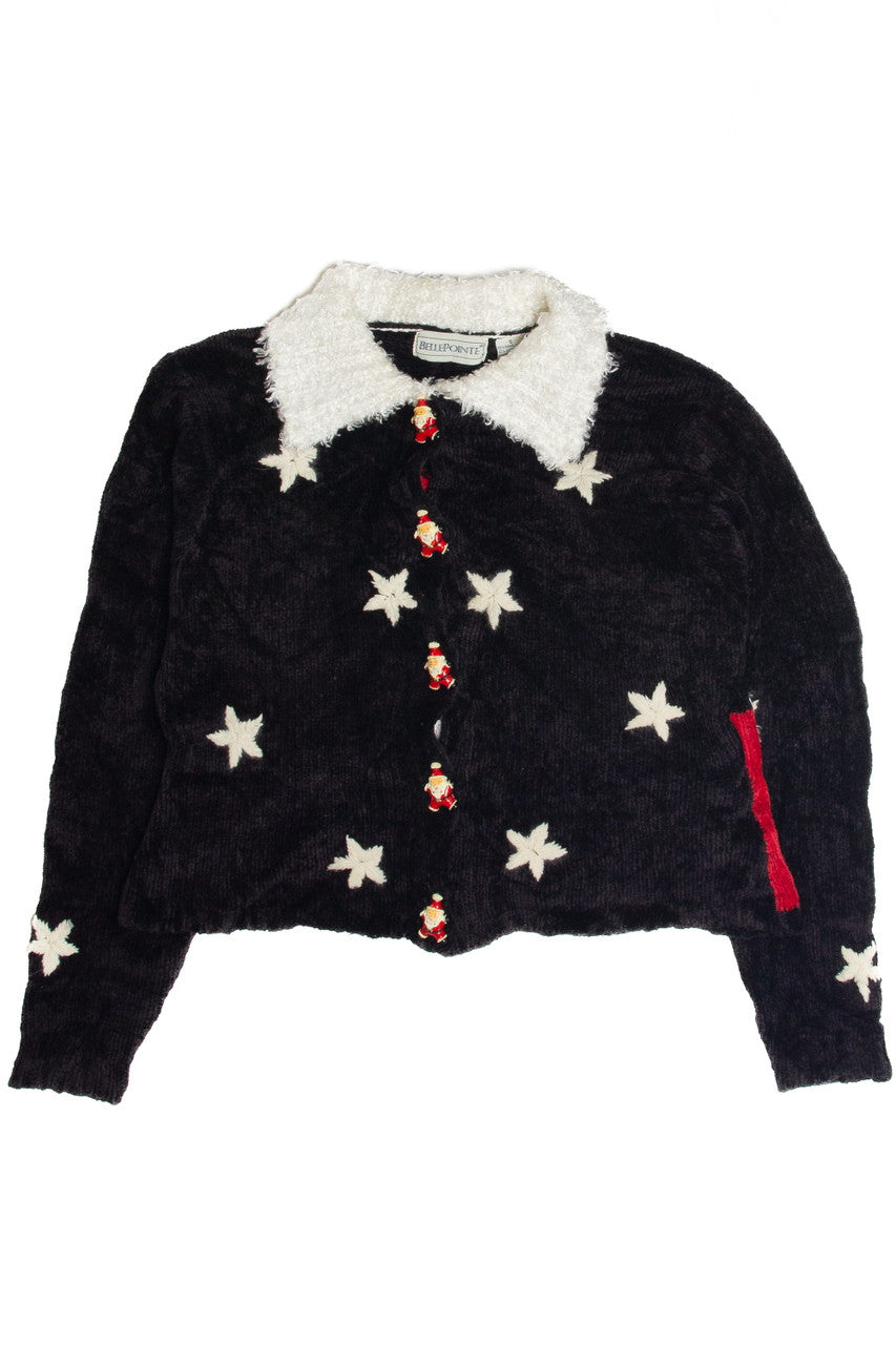 Vintage Black Ugly Christmas Cardigan 62306