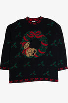 Vintage Black Ugly Christmas Sweater 62833