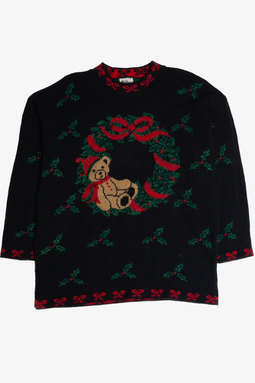 Vintage Black Ugly Christmas Sweater 62833