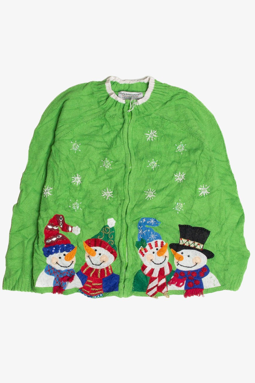 Vintage Green Ugly Christmas Cardigan 60887