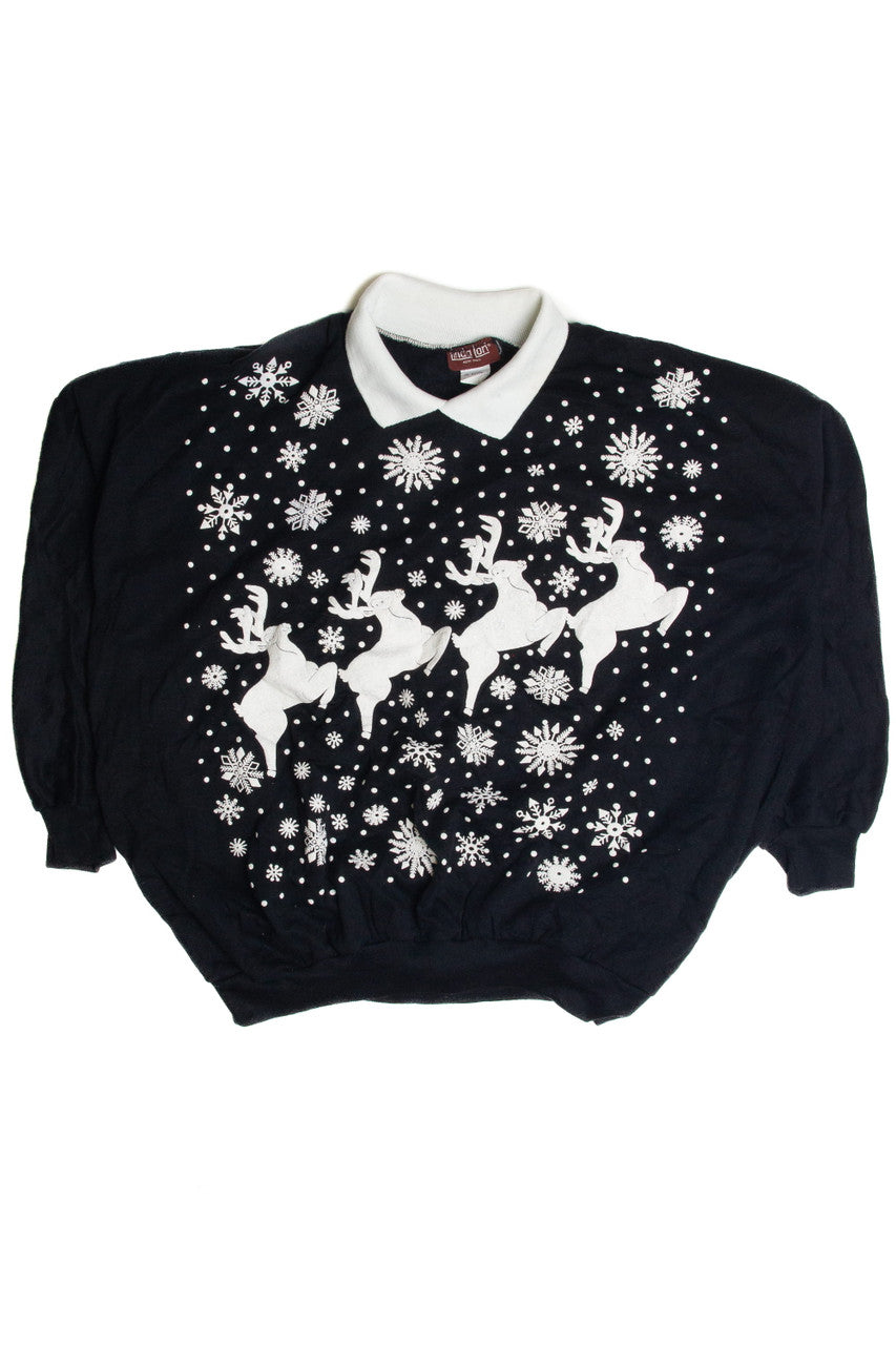 Vintage Black Christmas Sweatshirt 62551