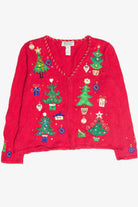 Vintage Red Ugly Christmas Cardigan 63158