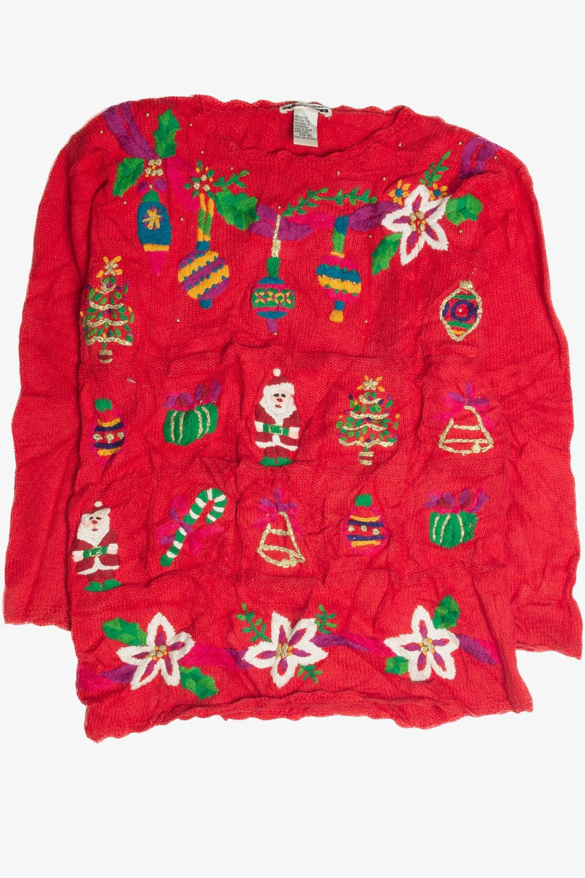 Vintage Red Ugly Christmas Sweater 59882