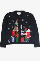 Vintage Black Ugly Christmas Cardigan 63352