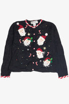 Vintage Black Ugly Christmas Cardigan 63420