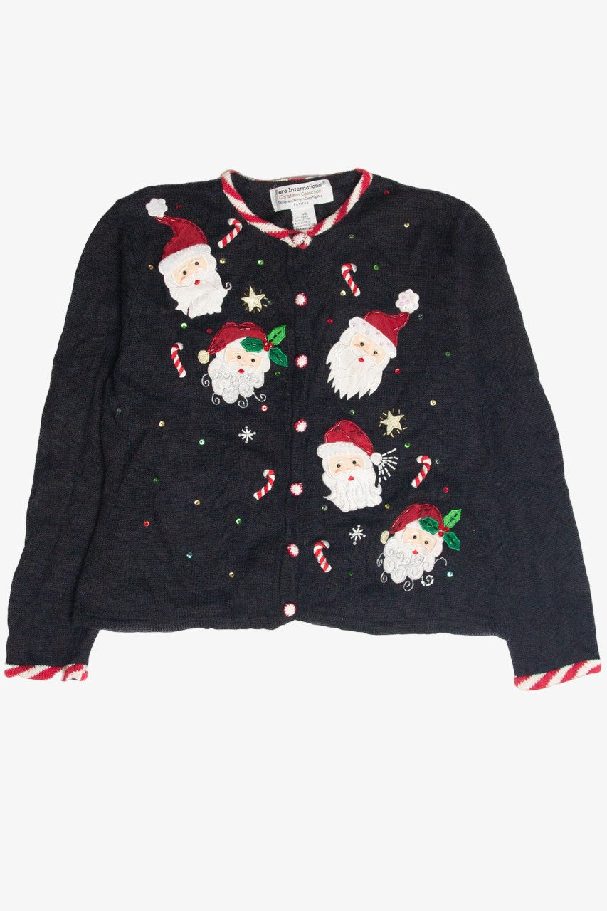 Vintage Black Ugly Christmas Cardigan 63420