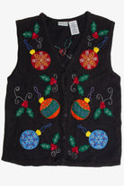 Vintage Black Ugly Christmas Vest 62628