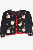 Vintage Black Ugly Christmas Cardigan 63249