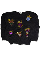 Vintage Black Ugly Christmas Sweater 62858