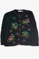 Vintage Black Ugly Christmas Cardigan 59939