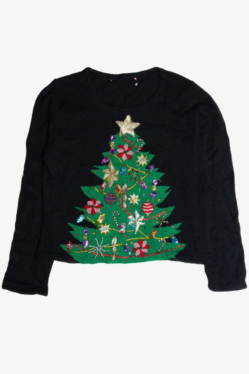 Vintage Black Ugly Christmas Sweater 62790