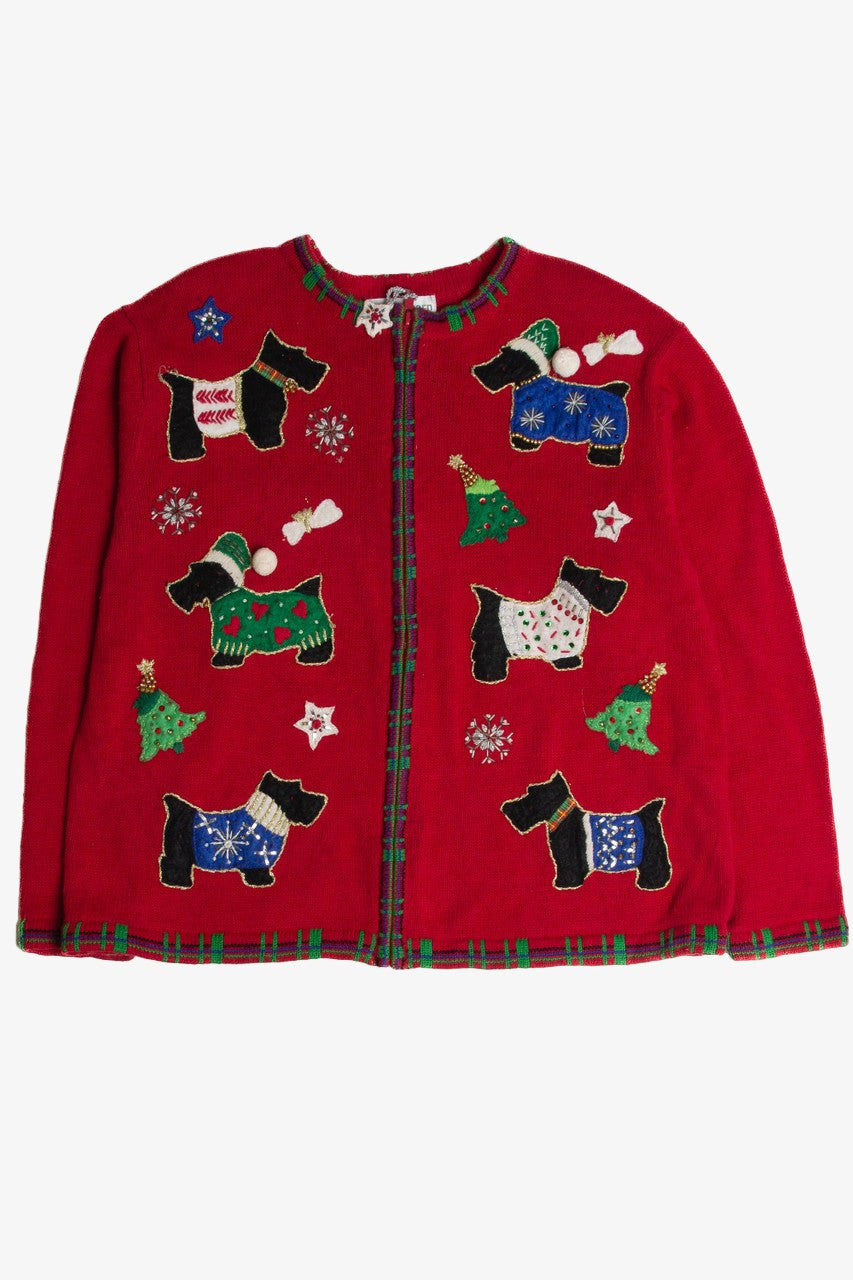Vintage Red Ugly Christmas Cardigan 62733