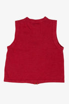 Vintage Red All Points Snowmen Skiing Ugly Christmas Vest (1990s)