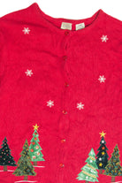 Vintage Red Ugly Christmas Cardigan 63160
