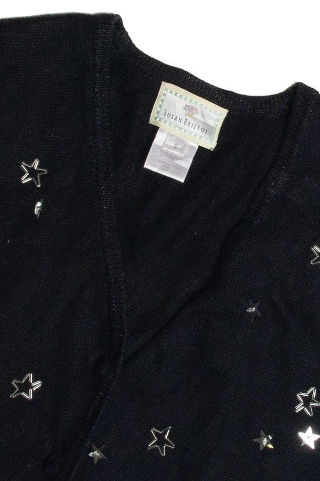 Vintage Black Ugly Christmas Vest 62280