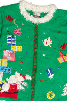 Vintage Green Ugly Christmas Cardigan 63277
