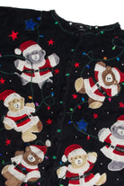 Vintage Black Ugly Christmas Cardigan 62634