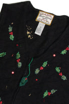 Vintage Black Ugly Christmas Vest 59637