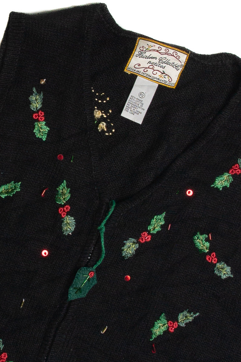 Vintage Black Ugly Christmas Vest 59637
