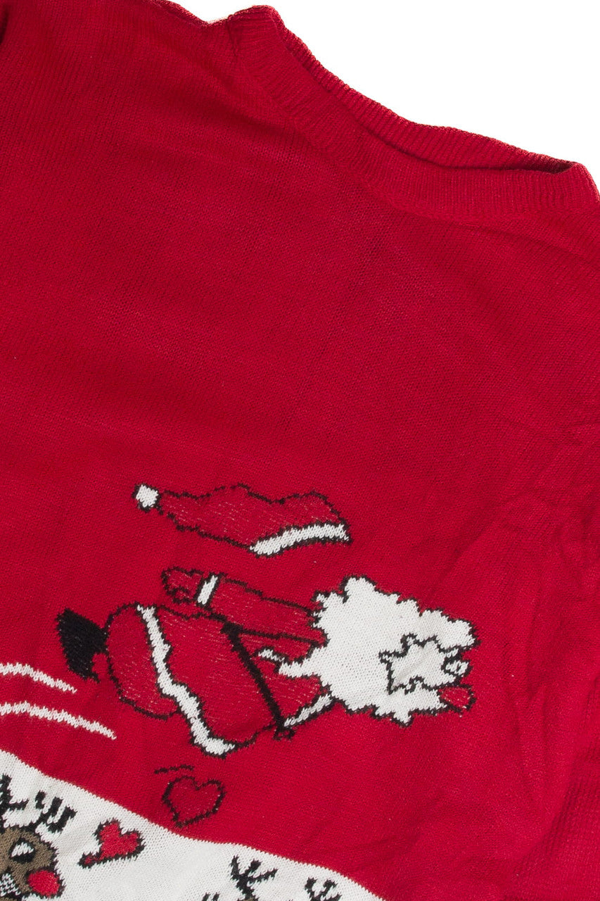 Vintage Red Ugly Christmas Sweater 59585