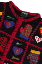 Vintage Black Ugly Christmas Cardigan 59641