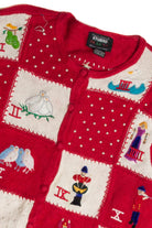 Vintage Red Ugly Christmas Cardigan 62782