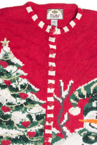 Vintage Red Ugly Christmas Cardigan 63410
