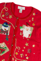 Vintage Red Ugly Christmas Cardigan 62786