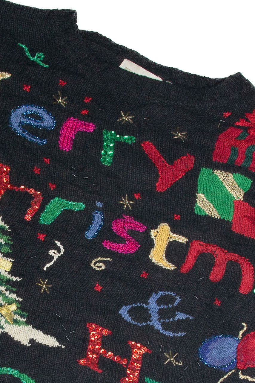 Vintage Y2K Ugly Christmas Sweater 62381