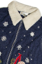 Vintage Blue Ugly Christmas Vest 60919