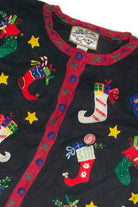 Vintage Black Ugly Christmas Cardigan 59938
